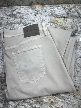 Ag Adriano Goldschmmied AG-Ed Denim Jeans in cream color